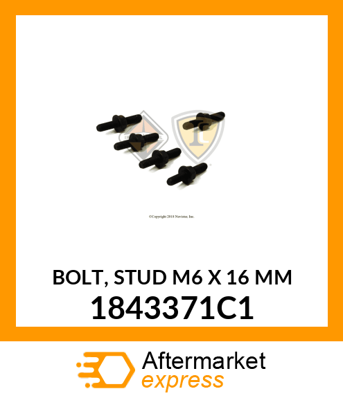 BOLT, STUD M6 X 16 MM 1843371C1