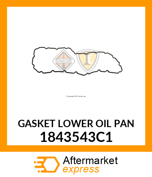 GASKET LOWER OIL PAN 1843543C1