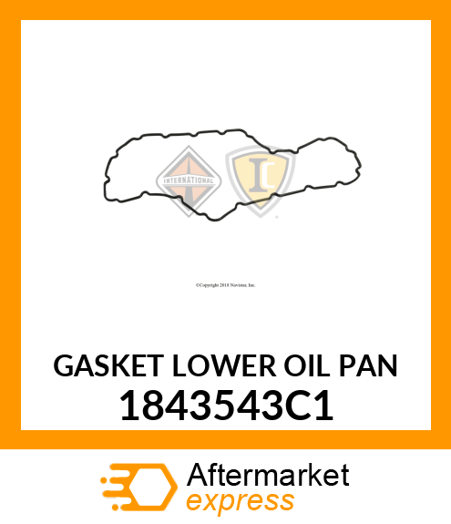 GASKET LOWER OIL PAN 1843543C1