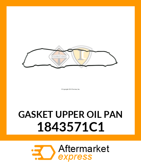 GASKET UPPER OIL PAN 1843571C1