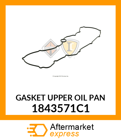 GASKET UPPER OIL PAN 1843571C1