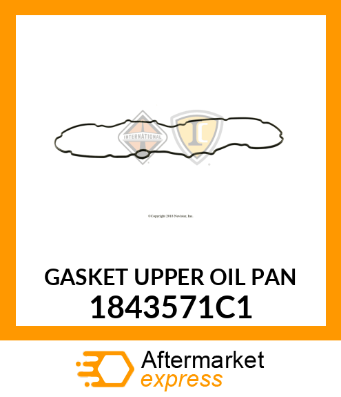 GASKET UPPER OIL PAN 1843571C1