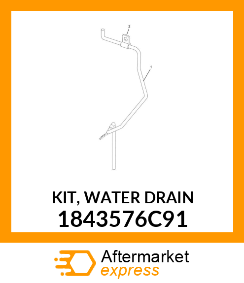 KIT, WATER DRAIN 1843576C91