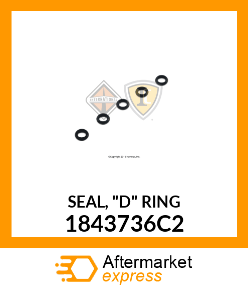 SEAL, "D" RING 1843736C2
