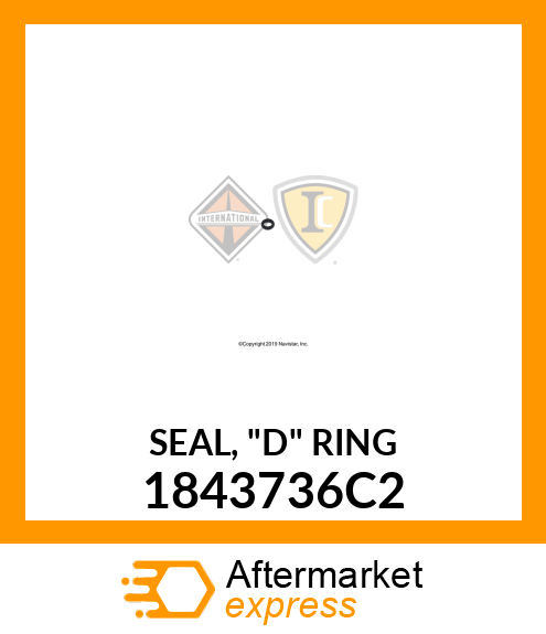 SEAL, "D" RING 1843736C2