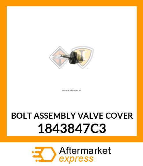 BOLT ASSEMBLY VALVE COVER 1843847C3