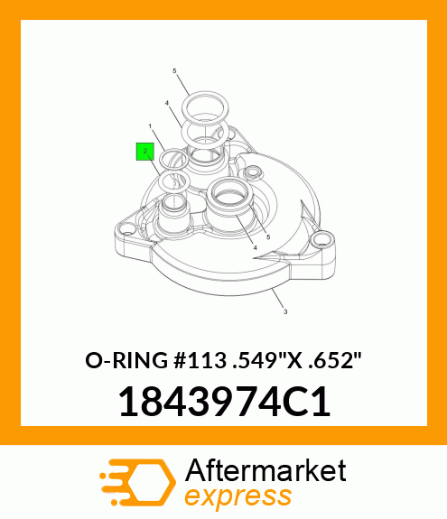 O-RING #113 .549"X .652" 1843974C1