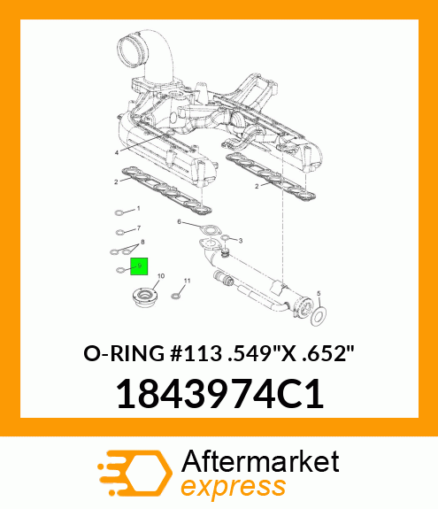 O-RING #113 .549"X .652" 1843974C1