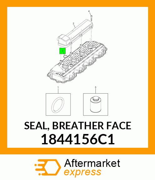 SEAL, BREATHER FACE 1844156C1