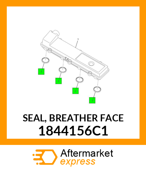 SEAL, BREATHER FACE 1844156C1