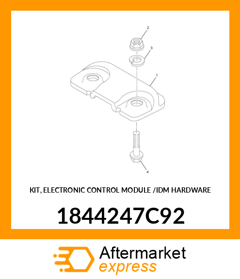 KIT, ELECTRONIC CONTROL MODULE /IDM HARDWARE 1844247C92
