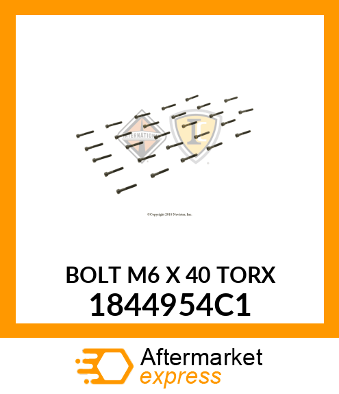 BOLT M6 X 40 TORX 1844954C1