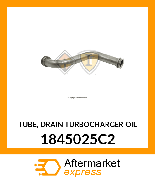 TUBE, DRAIN TURBOCHARGER OIL 1845025C2