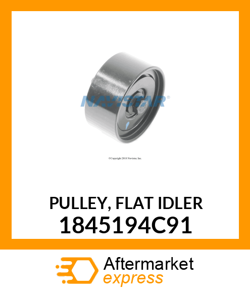 PULLEY, FLAT IDLER 1845194C91