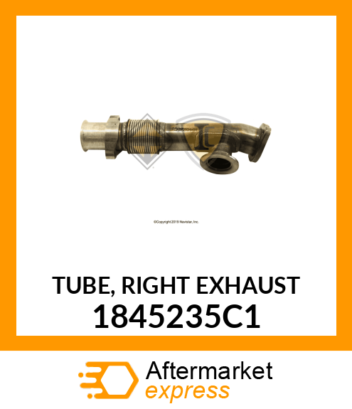 TUBE, RIGHT EXHAUST 1845235C1