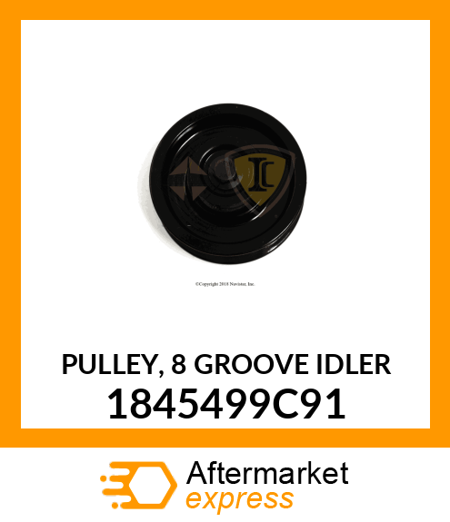 PULLEY, 8 GROOVE IDLER 1845499C91