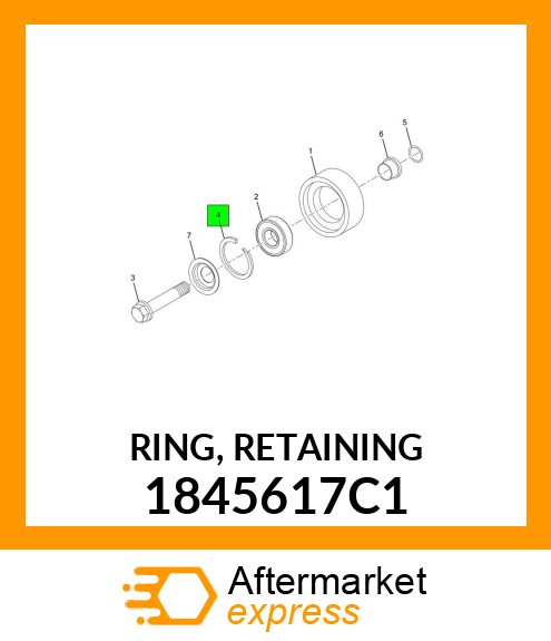 RING, RETAINING 1845617C1