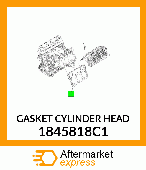 GASKET CYLINDER HEAD 1845818C1