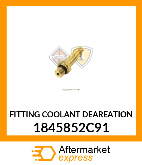 FITTING COOLANT DEAREATION 1845852C91