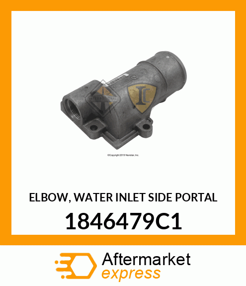 ELBOW, WATER INLET SIDE PORTAL 1846479C1