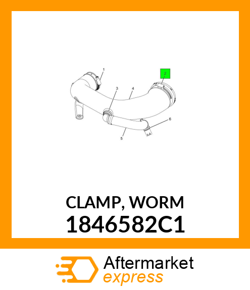 CLAMP, WORM 1846582C1