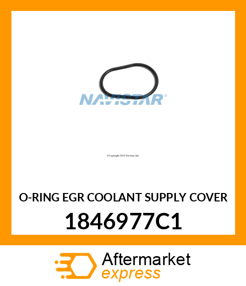 O-RING EGR COOLANT SUPPLY COVER 1846977C1