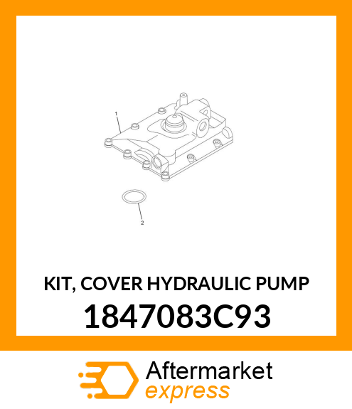 KIT, COVER HYDRAULIC PUMP 1847083C93