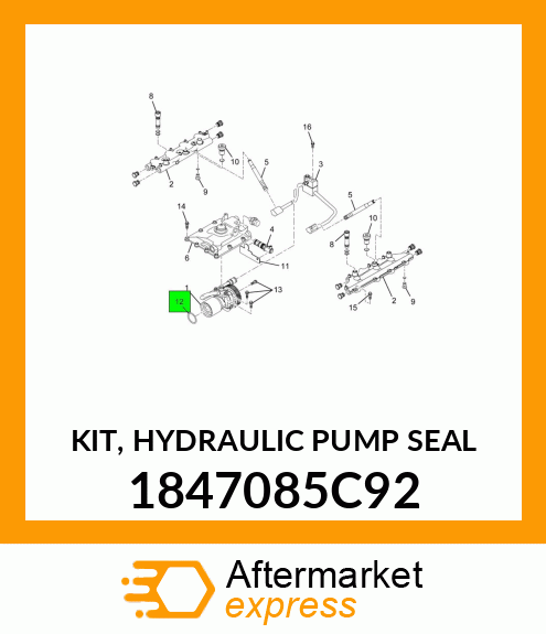 KIT, HYDRAULIC PUMP SEAL 1847085C92