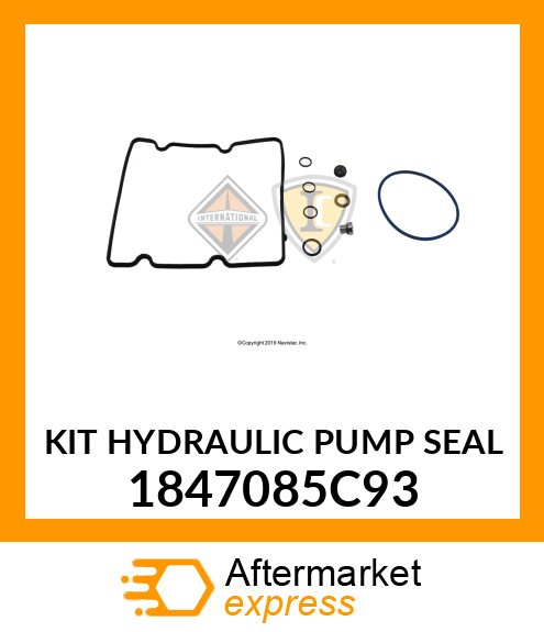 KIT HYDRAULIC PUMP SEAL 1847085C93