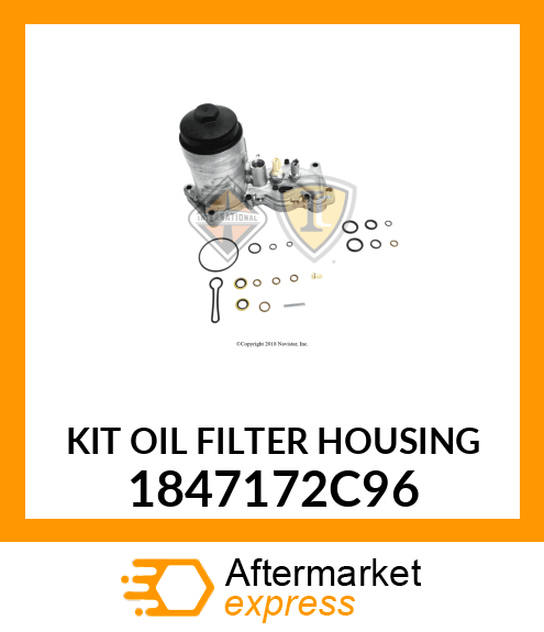 KIT OIL FILTER HOUSING 1847172C96