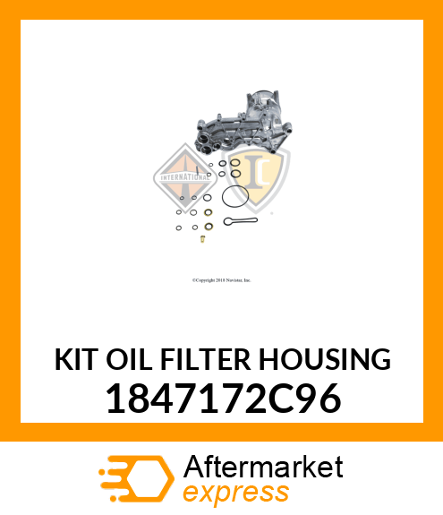 KIT OIL FILTER HOUSING 1847172C96