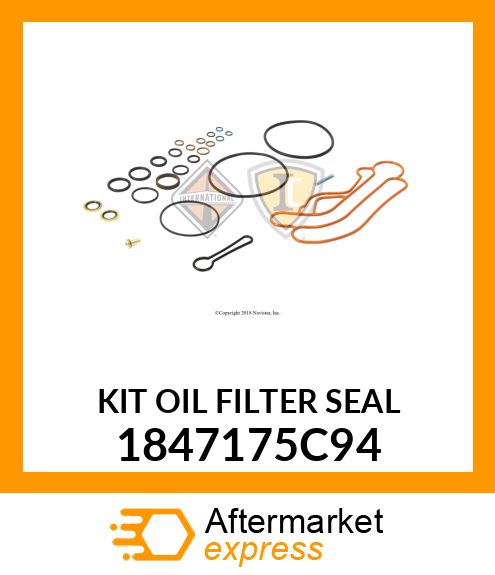 KIT OIL FILTER SEAL 1847175C94