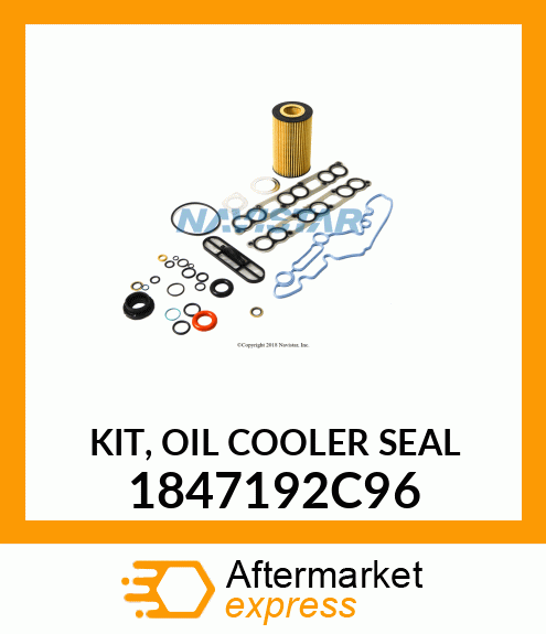 KIT, OIL COOLER SEAL 1847192C96