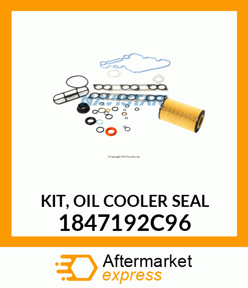 KIT, OIL COOLER SEAL 1847192C96