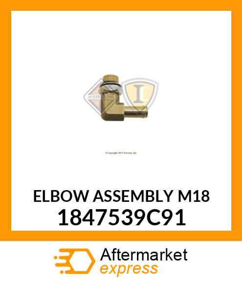 ELBOW ASSEMBLY M18 1847539C91