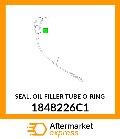 SEAL, OIL FILLER TUBE O-RING 1848226C1