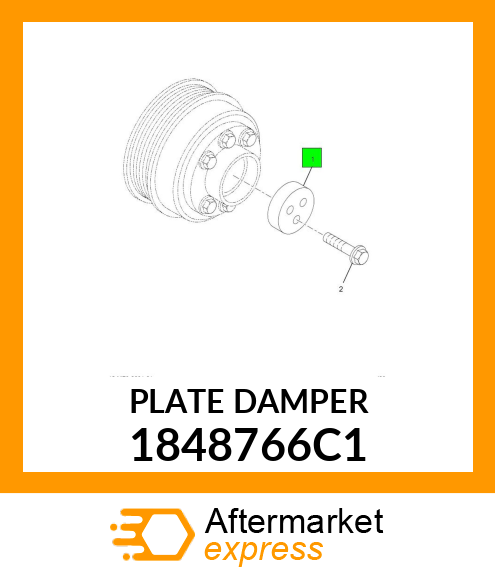 PLATE DAMPER 1848766C1