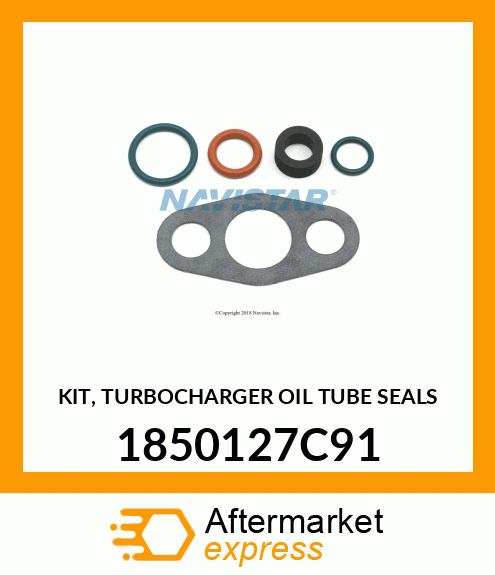 KIT, TURBOCHARGER OIL TUBE SEALS 1850127C91