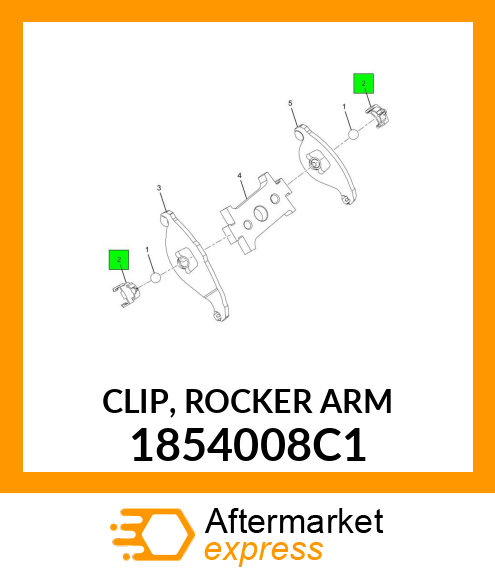 CLIP, ROCKER ARM 1854008C1