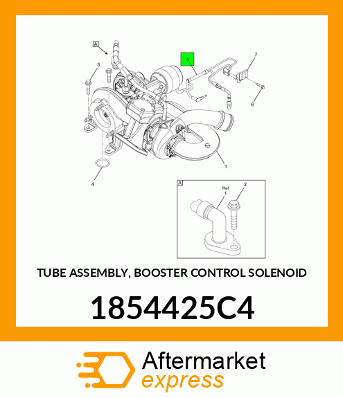 TUBE ASSEMBLY, BOOSTER CONTROL SOLENOID 1854425C4