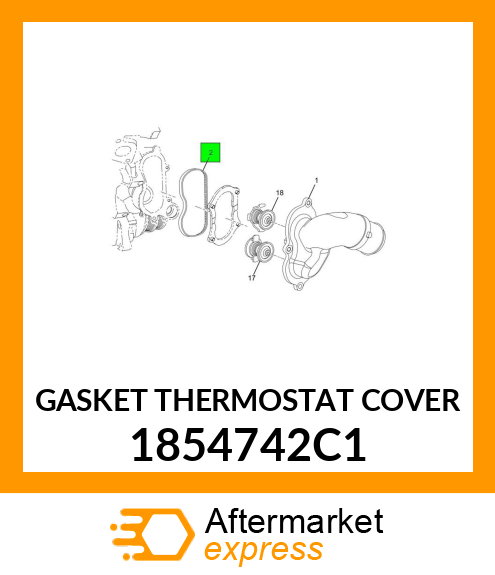 GASKET THERMOSTAT COVER 1854742C1