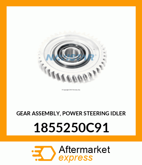 GEAR ASSEMBLY, POWER STEERING IDLER 1855250C91