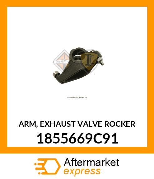 ARM, EXHAUST VALVE ROCKER 1855669C91