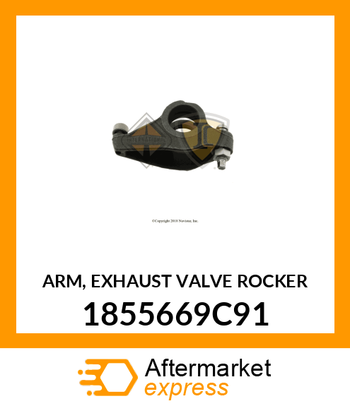 ARM, EXHAUST VALVE ROCKER 1855669C91