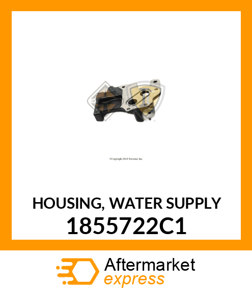 HOUSING, WATER SUPPLY 1855722C1