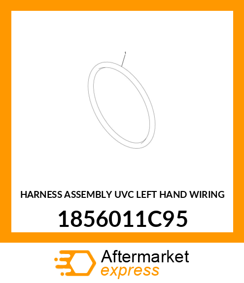 HARNESS ASSEMBLY UVC LEFT HAND WIRING 1856011C95