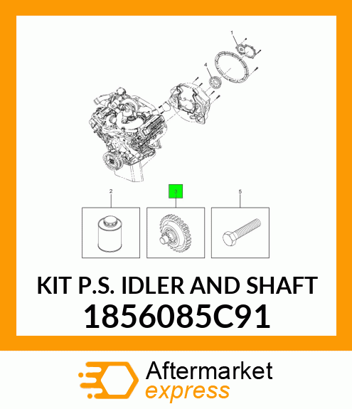 KIT P.S. IDLER AND SHAFT 1856085C91