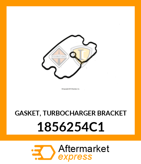 GASKET, TURBOCHARGER BRACKET 1856254C1