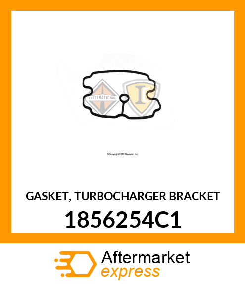 GASKET, TURBOCHARGER BRACKET 1856254C1