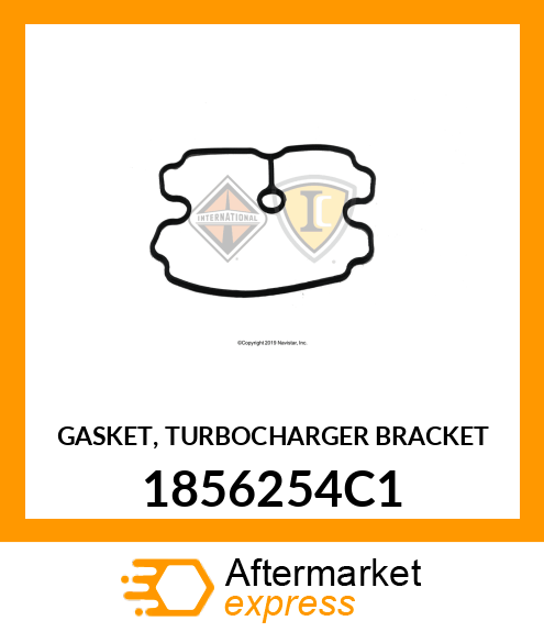 GASKET, TURBOCHARGER BRACKET 1856254C1